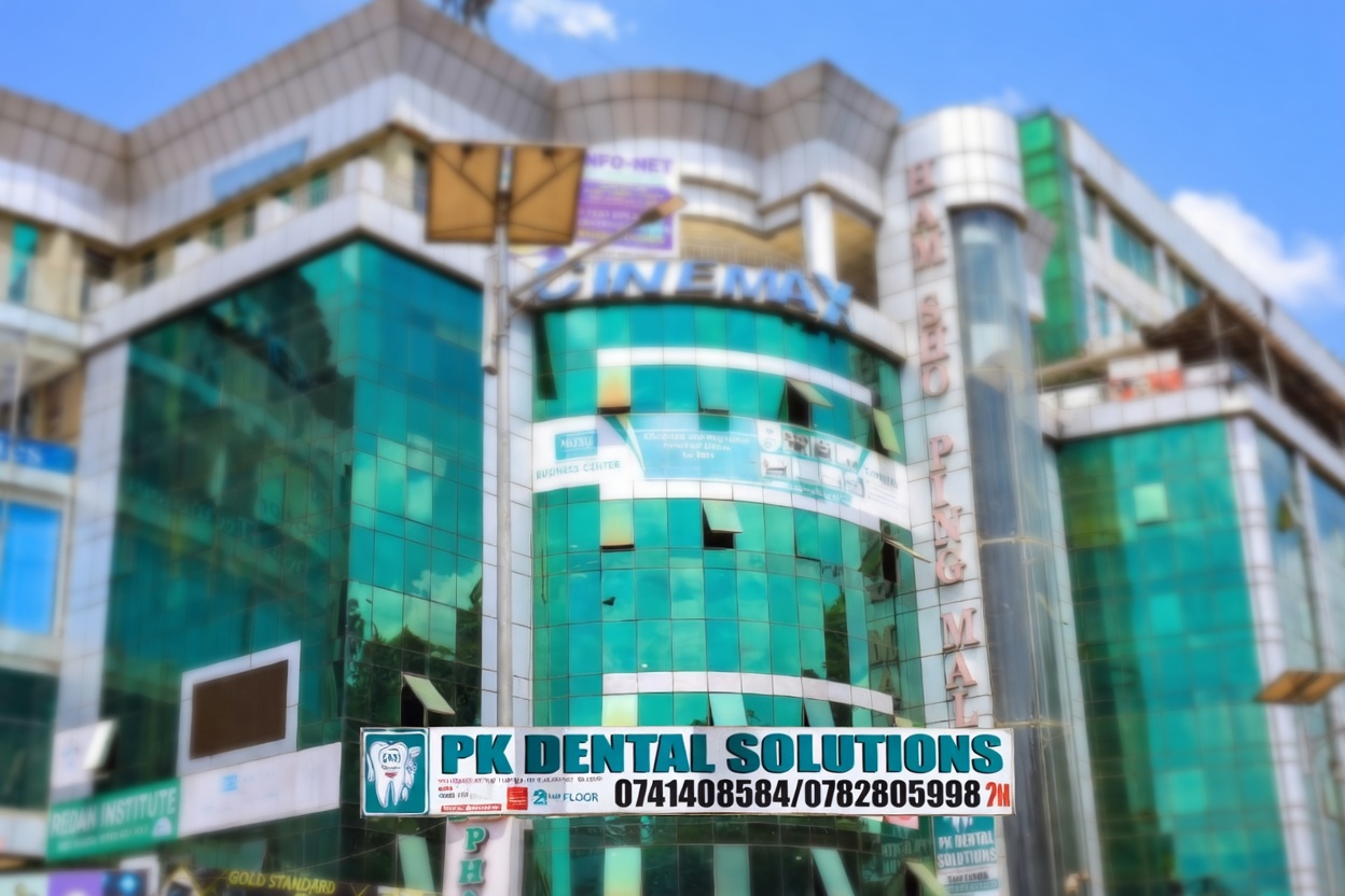 Dental treatment being performed in a clean clinical environment at PK Dental Solutions